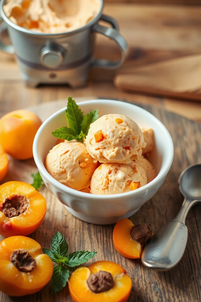 apricot ice cream recipe
