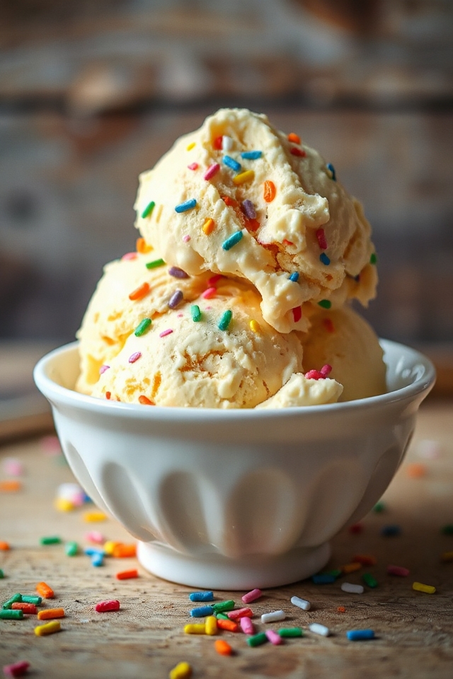 birthday cake ice cream recipe