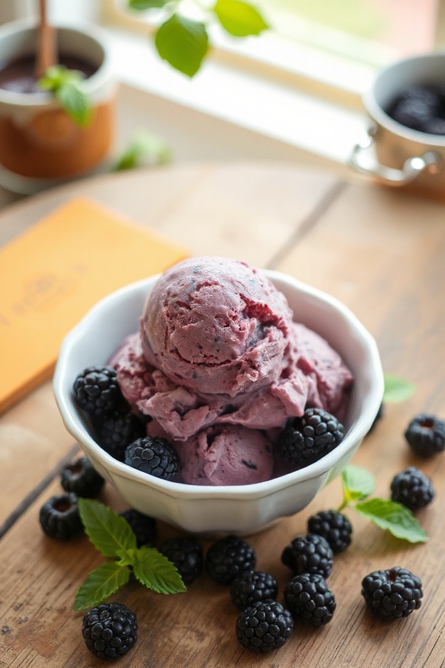 black raspberry ice cream