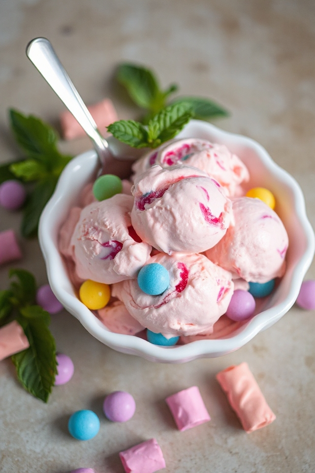bubble gum ice cream