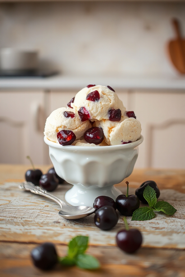 cherry vanilla ice cream recipe