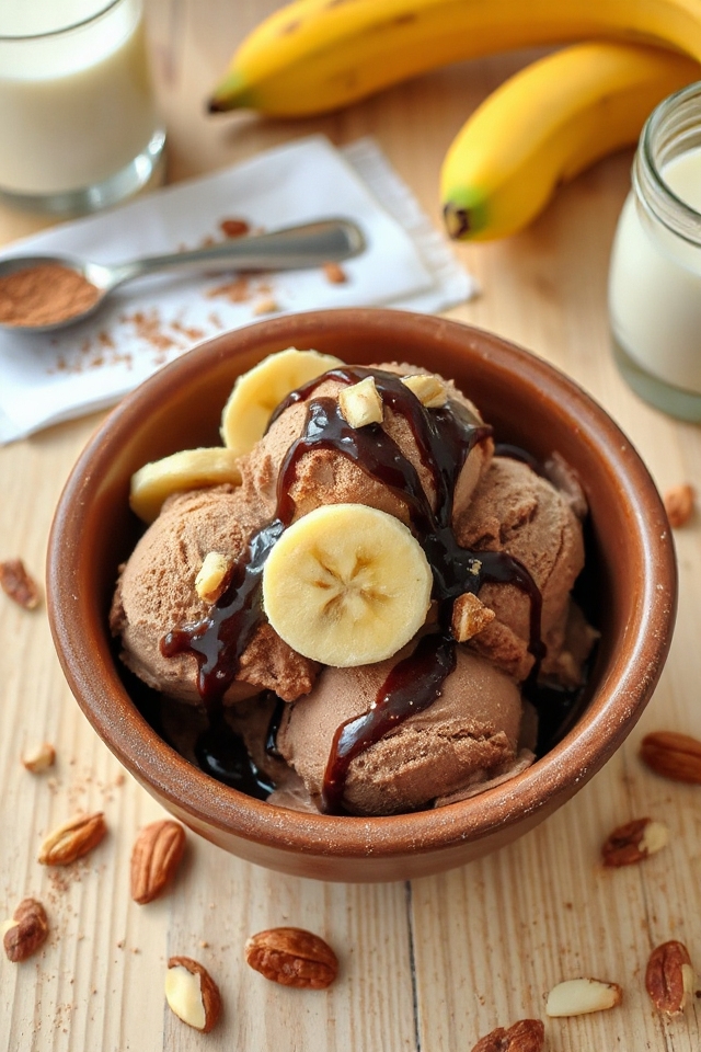 chocolate banana ice cream recipe