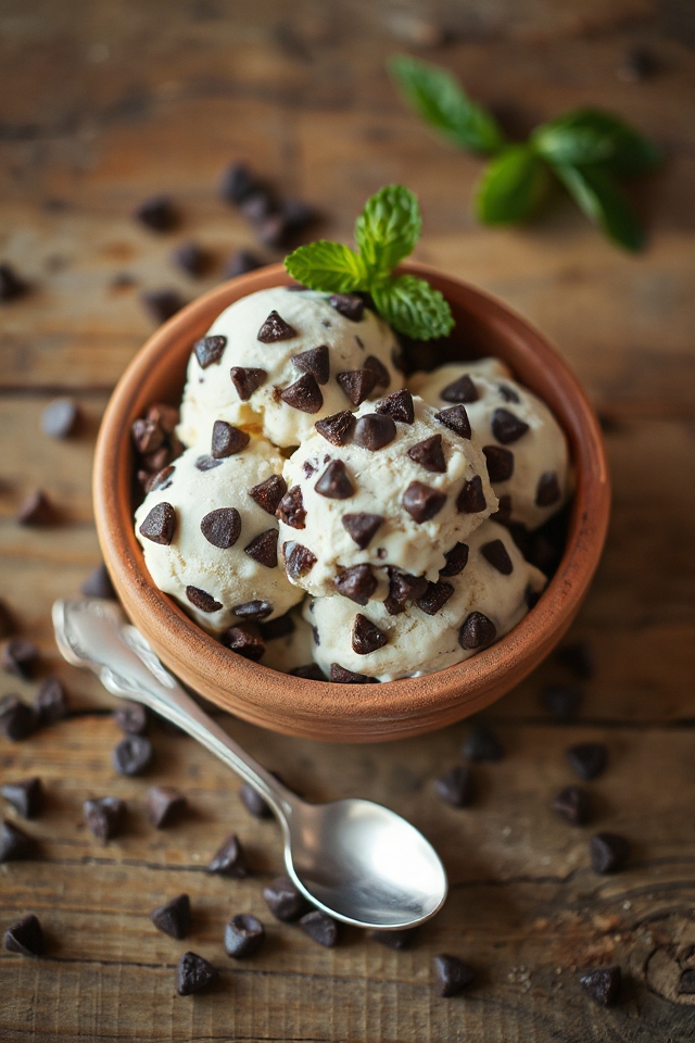 chocolate chip ice cream