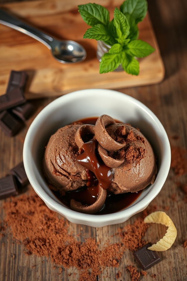 chocolate custard ice cream