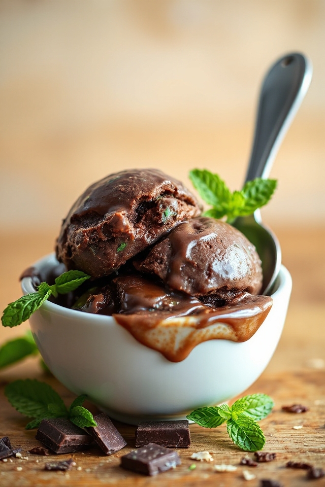 chocolate mint ice cream