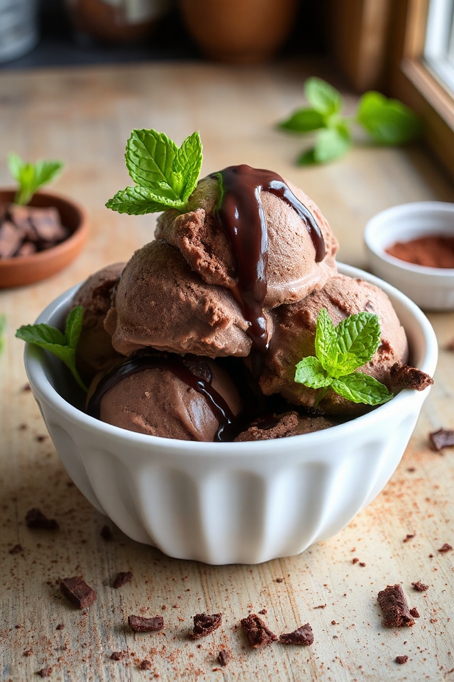 chocolate mint ice cream