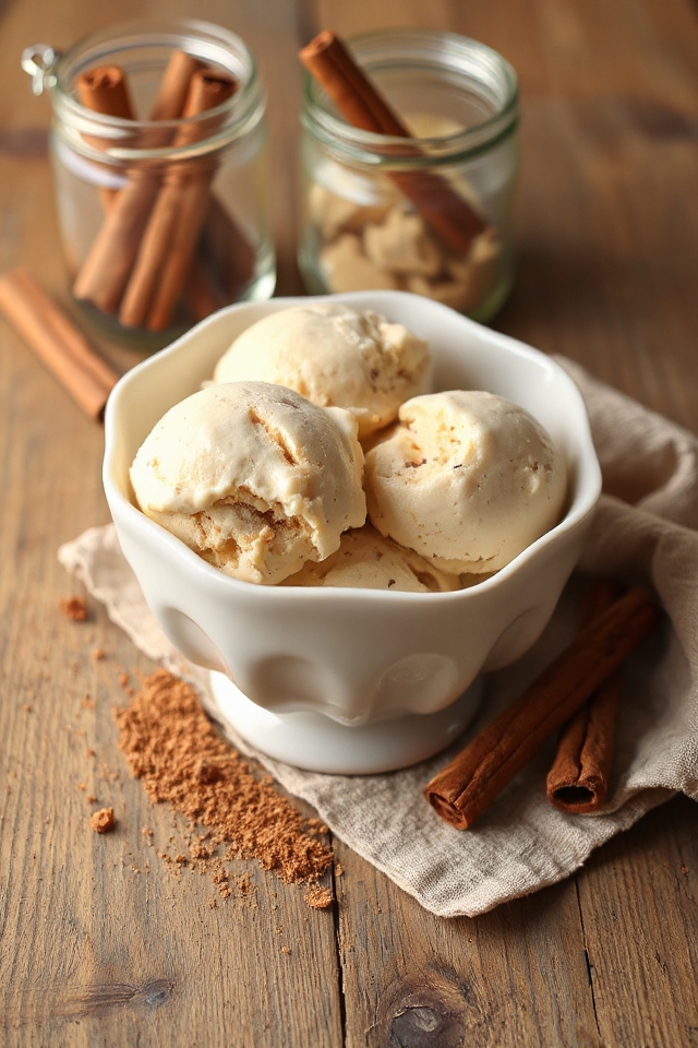 cinnamon flavored frozen dessert recipe