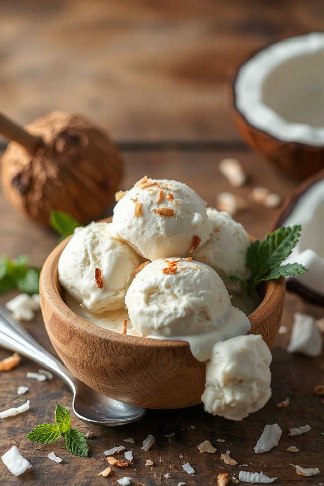 coconut ice cream recipe