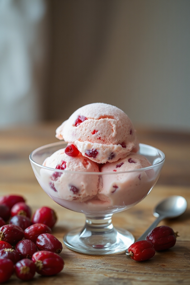 cranberry ice cream recipe