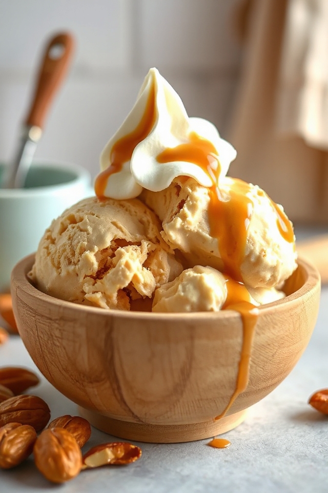 creamy peanut butter ice cream