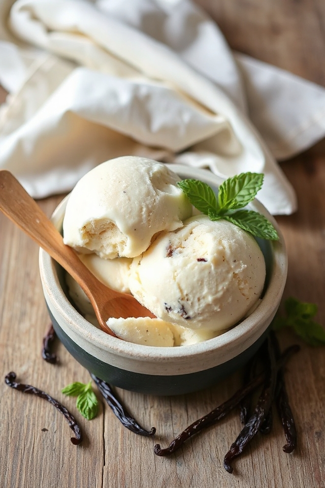 creamy vanilla bean treat