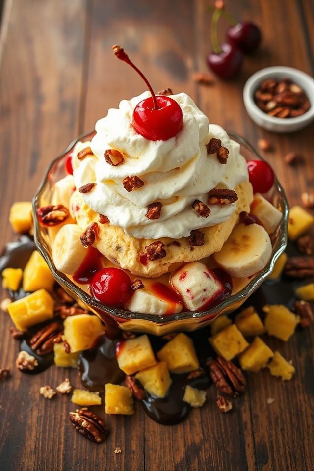 delicious banana split recipe