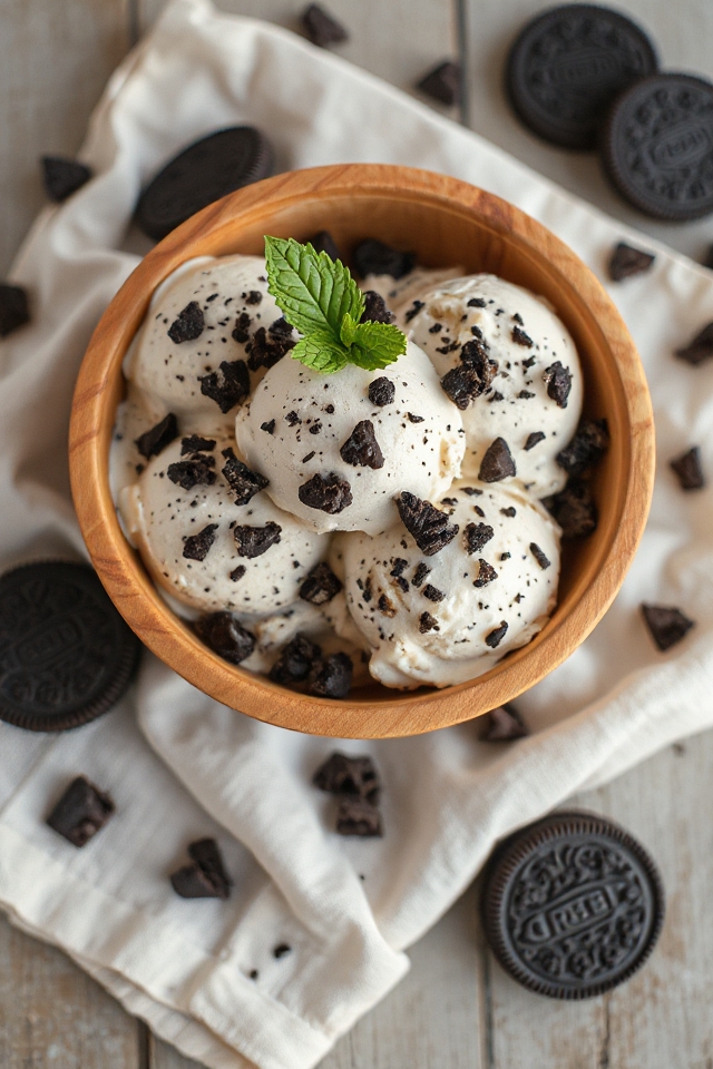 delicious cookies and cream