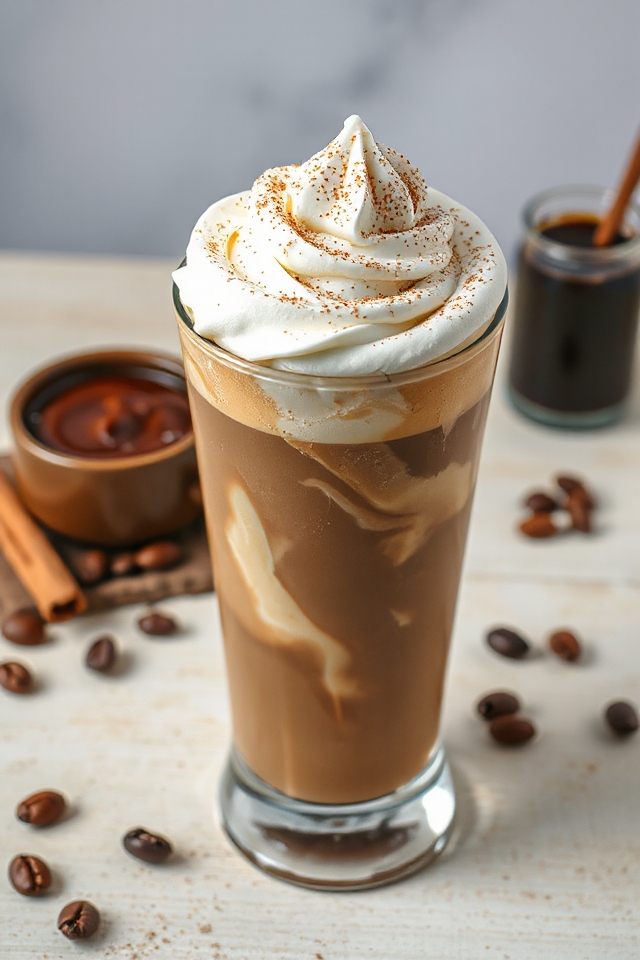 delicious ice cream coffee