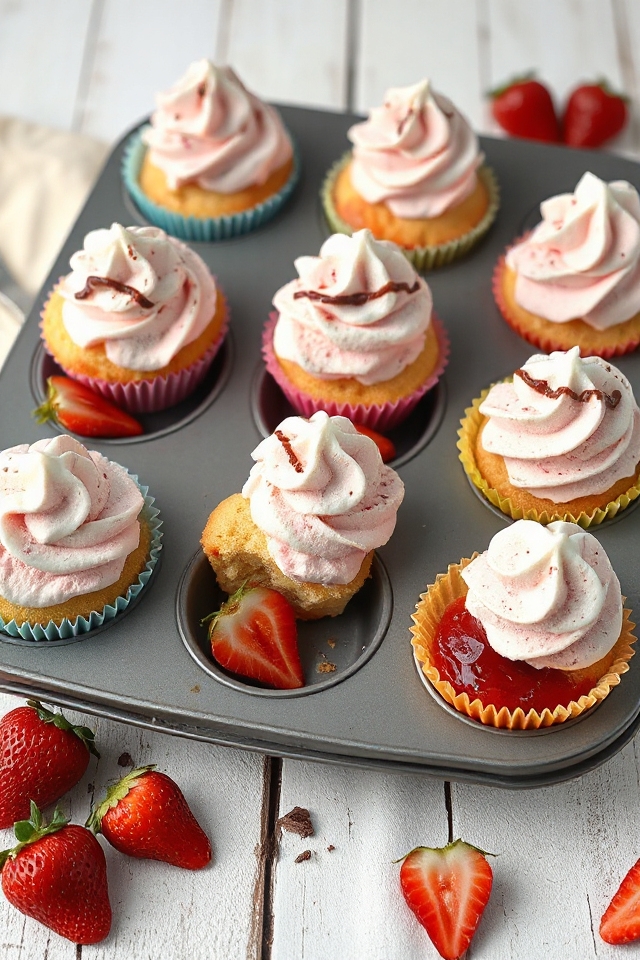 delicious ice cream cupcakes