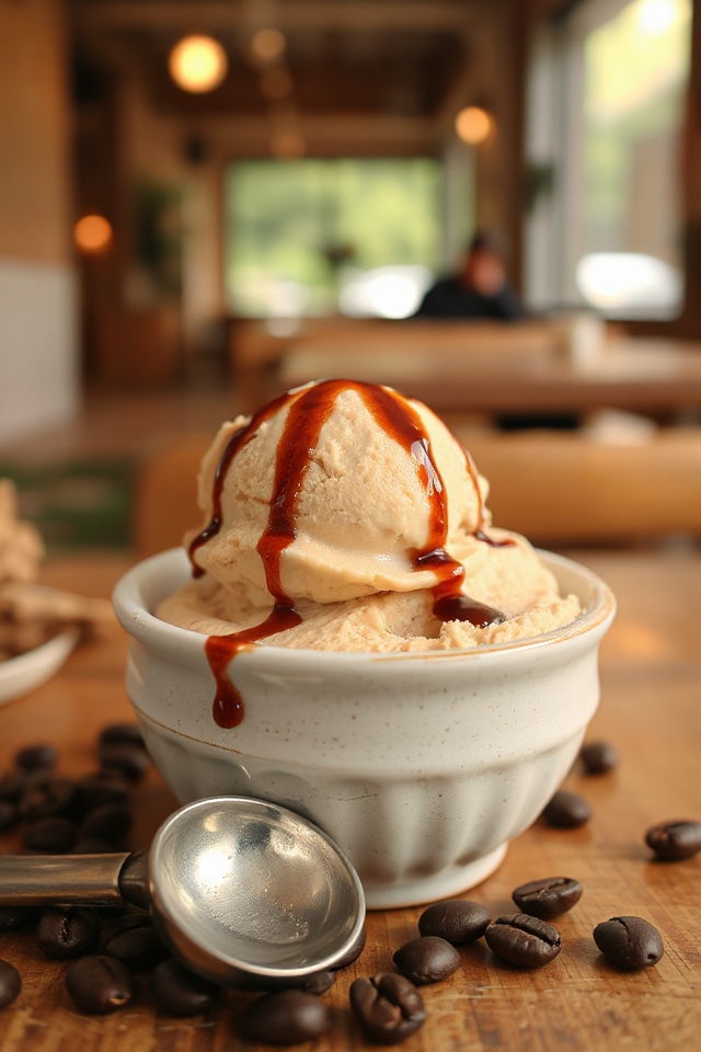 easy homemade coffee ice cream