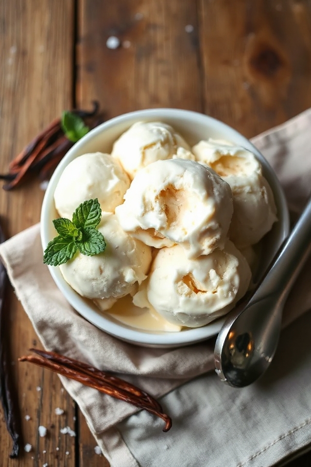 easy homemade vanilla ice cream