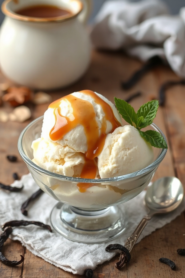 eggless vanilla ice cream