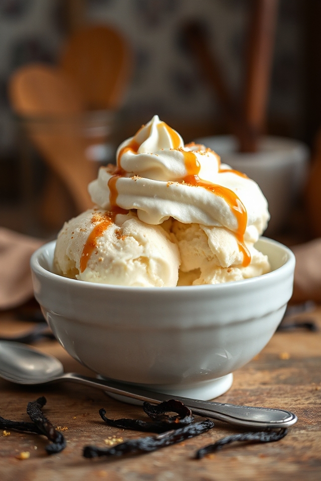 eggless vanilla ice cream recipe