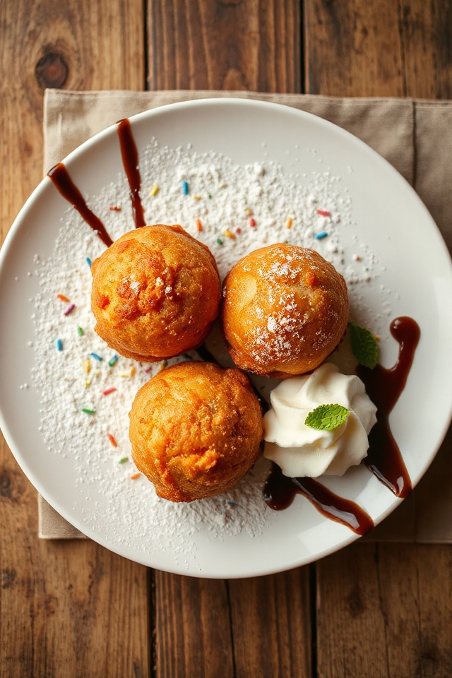 fried ice cream preparation