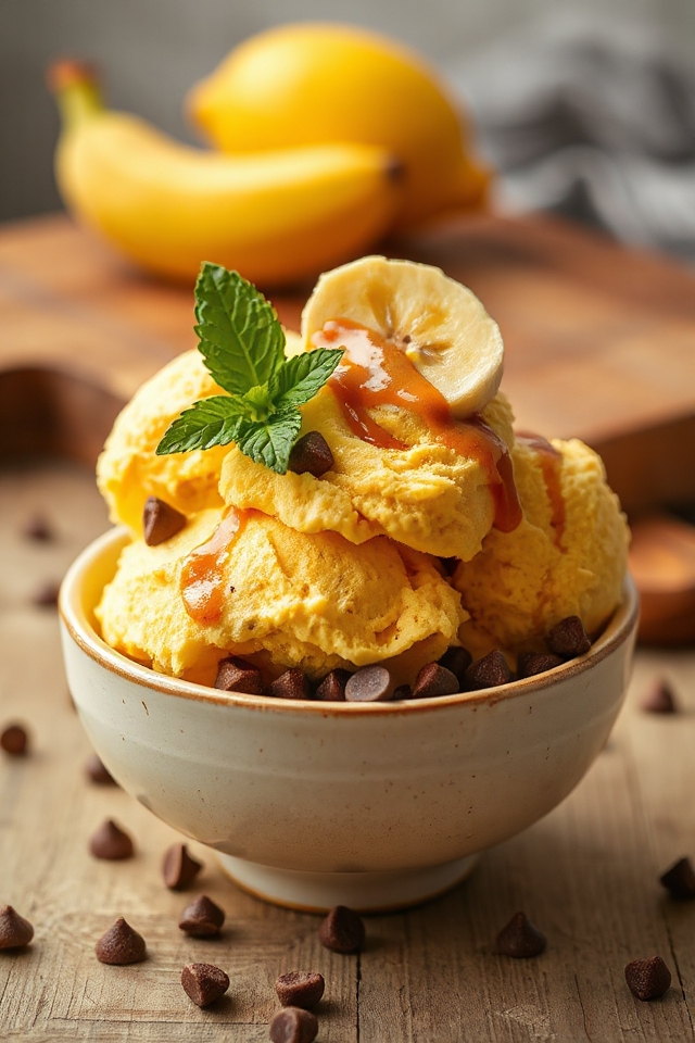 frozen bananas become ice cream