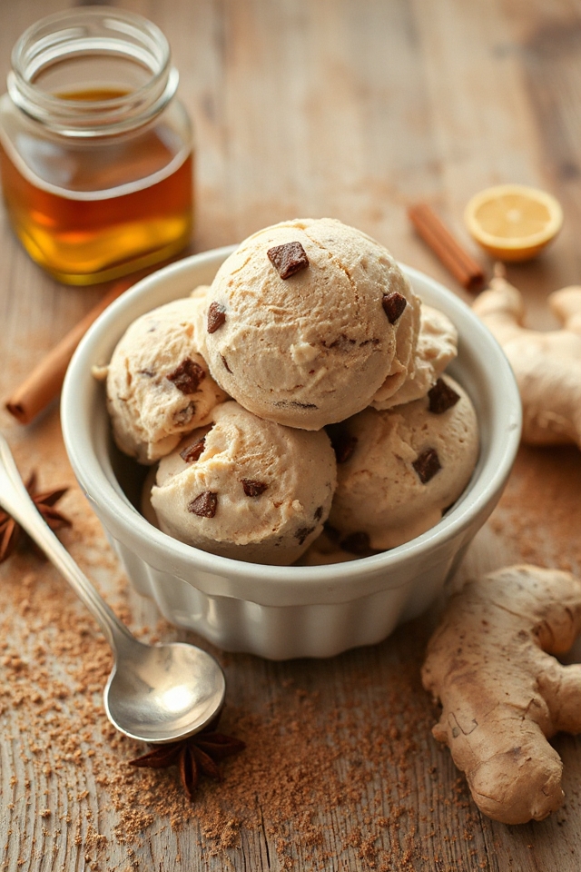 gingerbread flavored ice cream