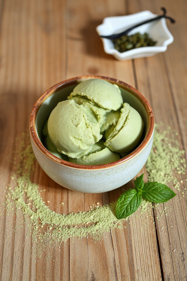 green tea ice cream recipe