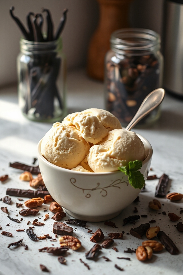 homemade french vanilla ice cream