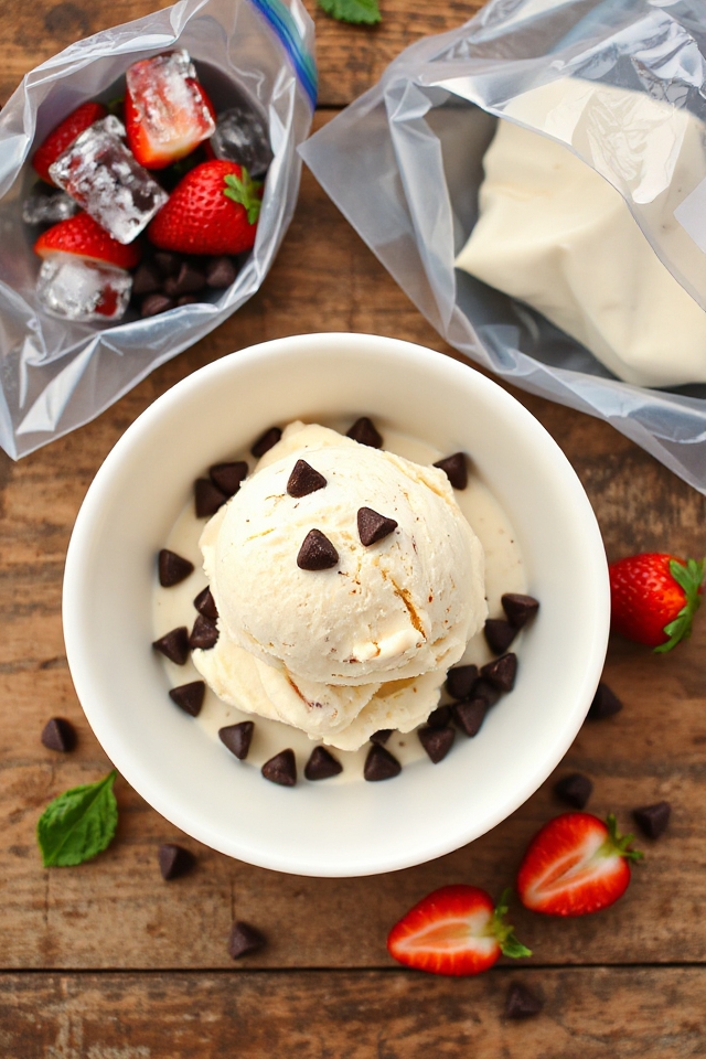 homemade ice cream method