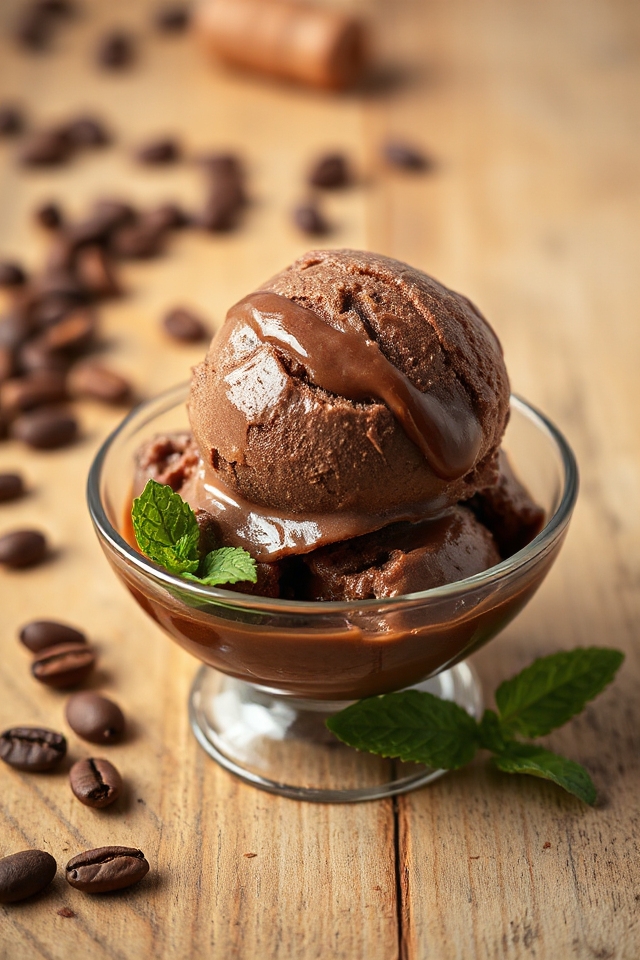 homemade mocha ice cream recipe