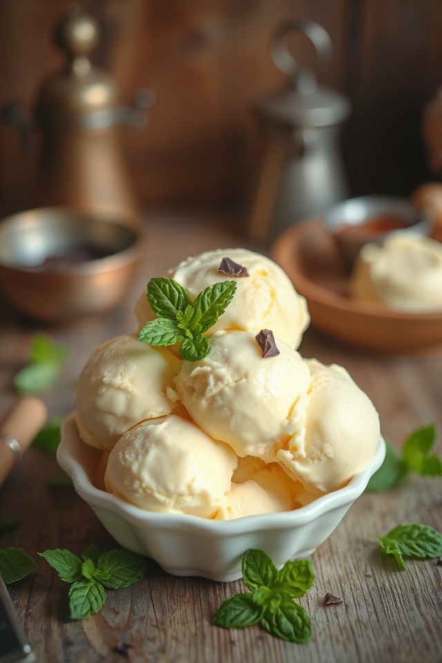 homemade old fashioned ice cream