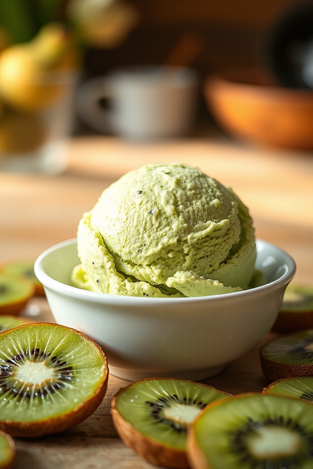 kiwi ice cream recipe instructions