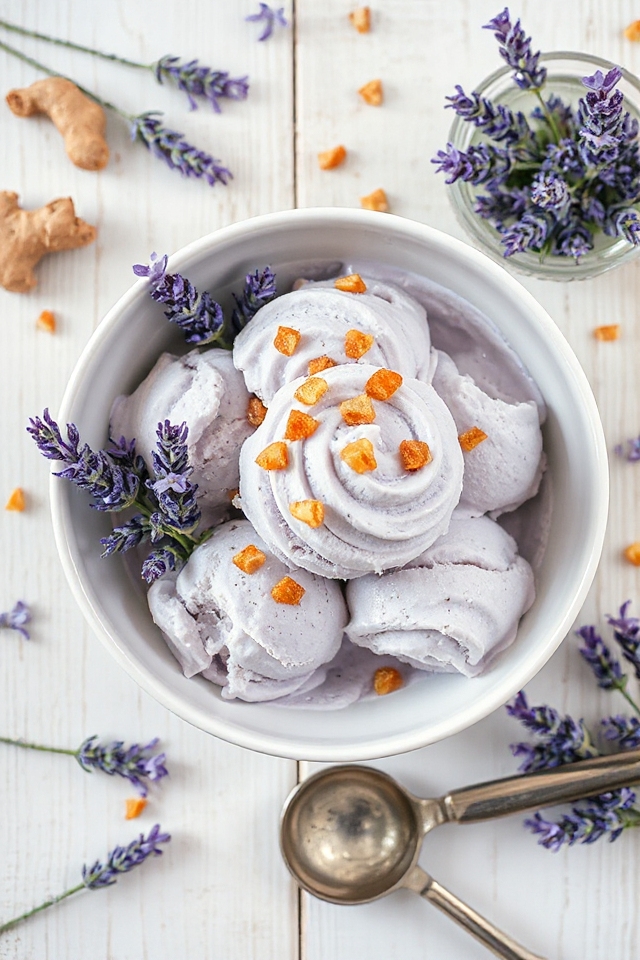 lavender flavored ice cream recipe