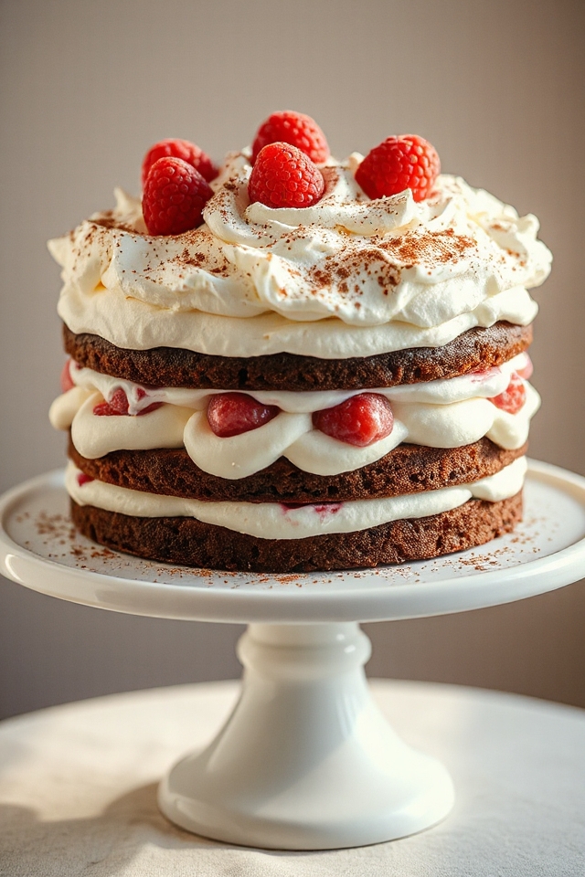 layered ice cream masterpiece