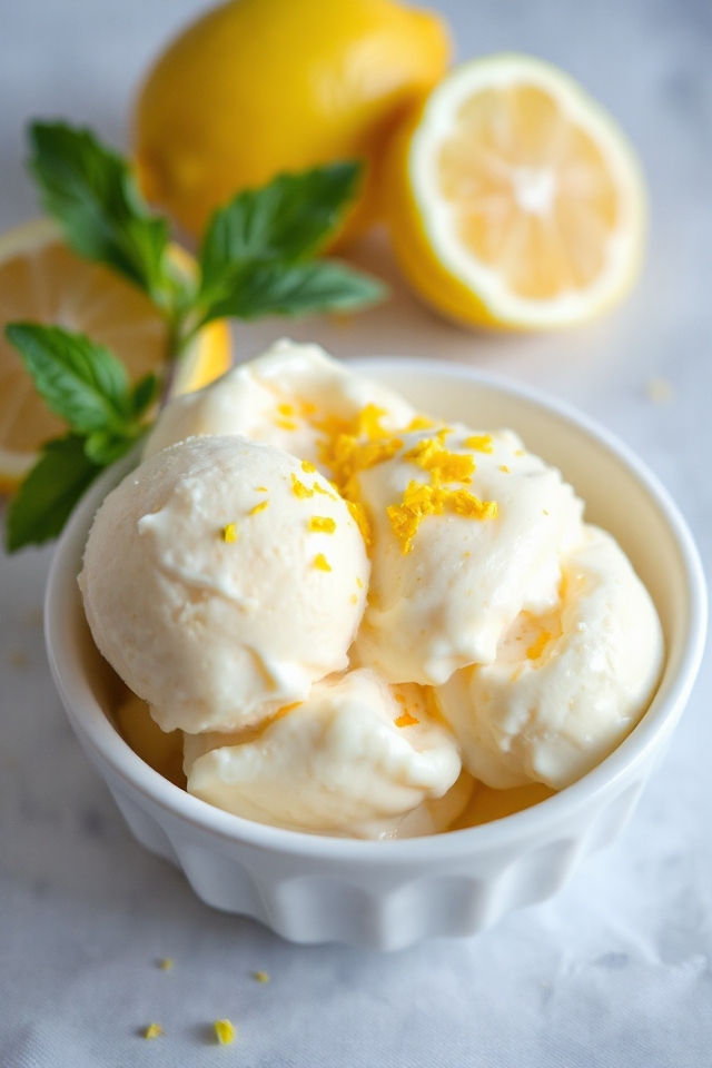 lemon curd ice cream recipe