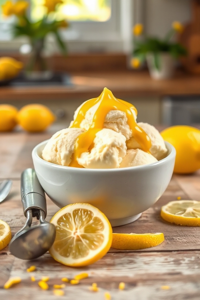 lemon custard ice cream recipe