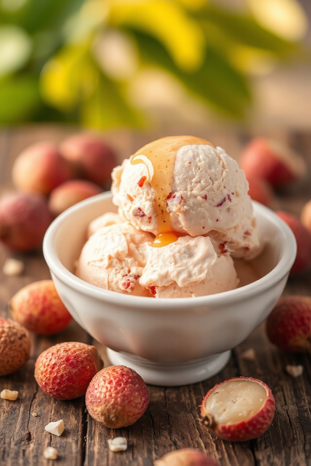 lychee ice cream recipe