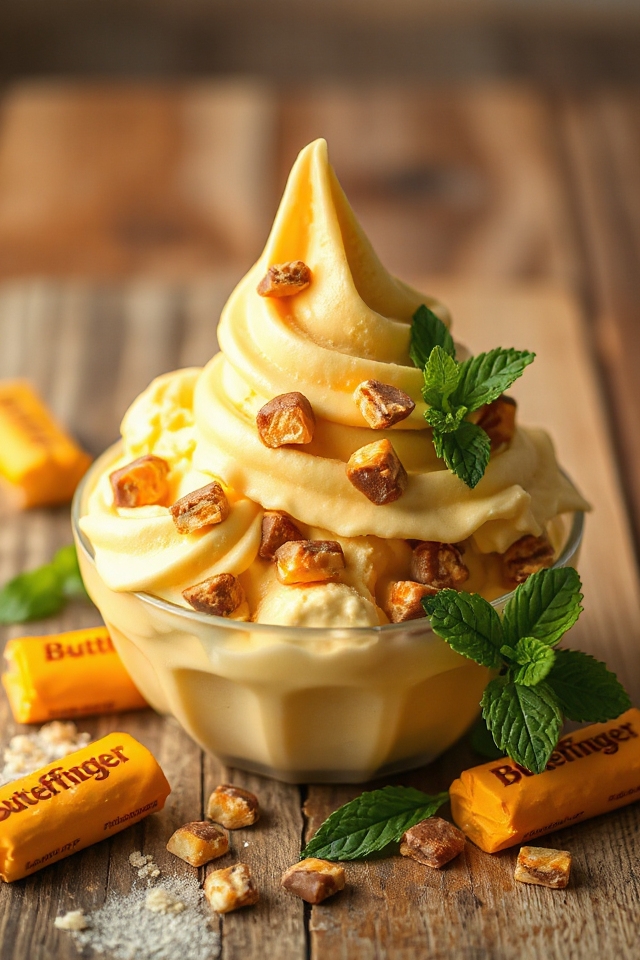 make butterfinger ice cream