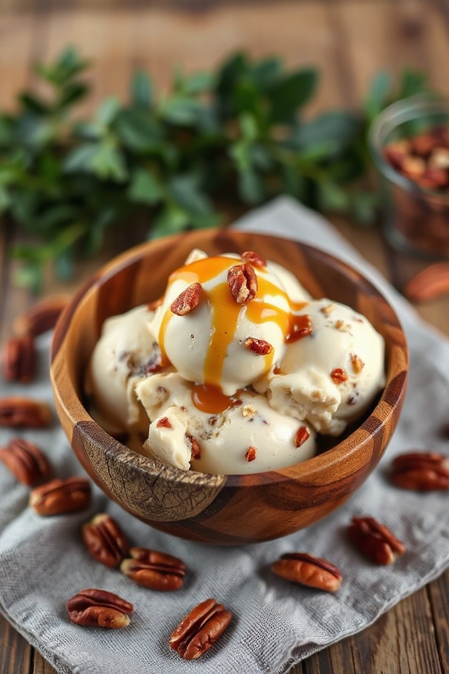 maple butter pecan ice cream