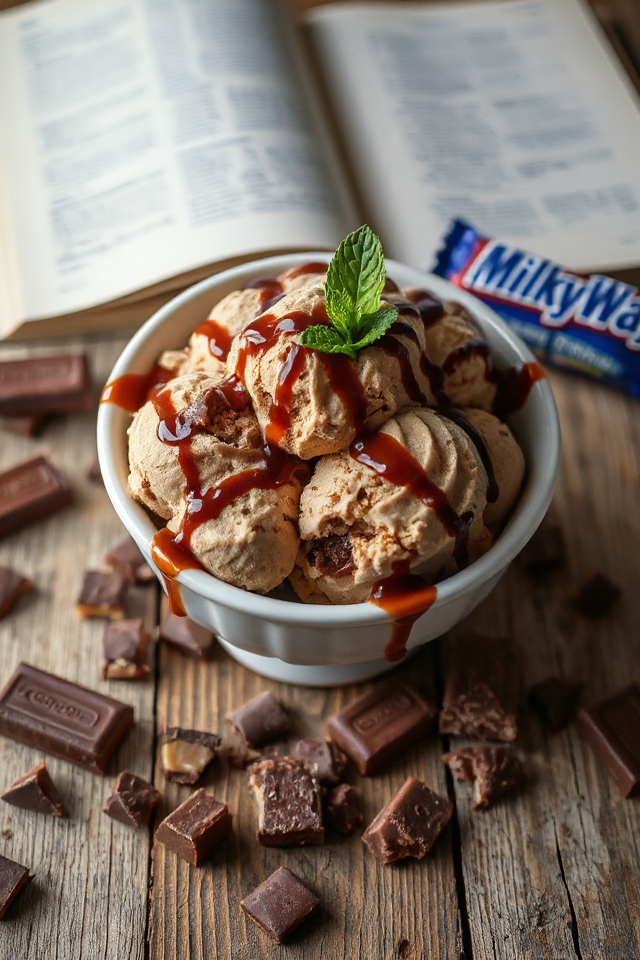 milky way ice cream recipe