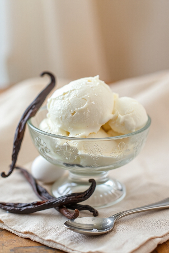no cook vanilla ice cream