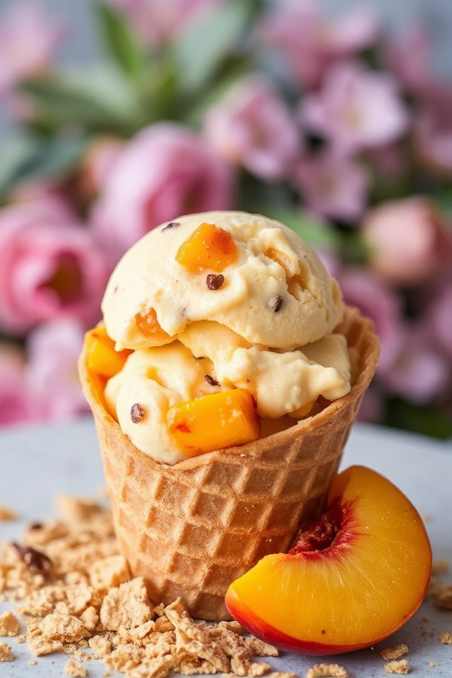 peaches and cream indulgence