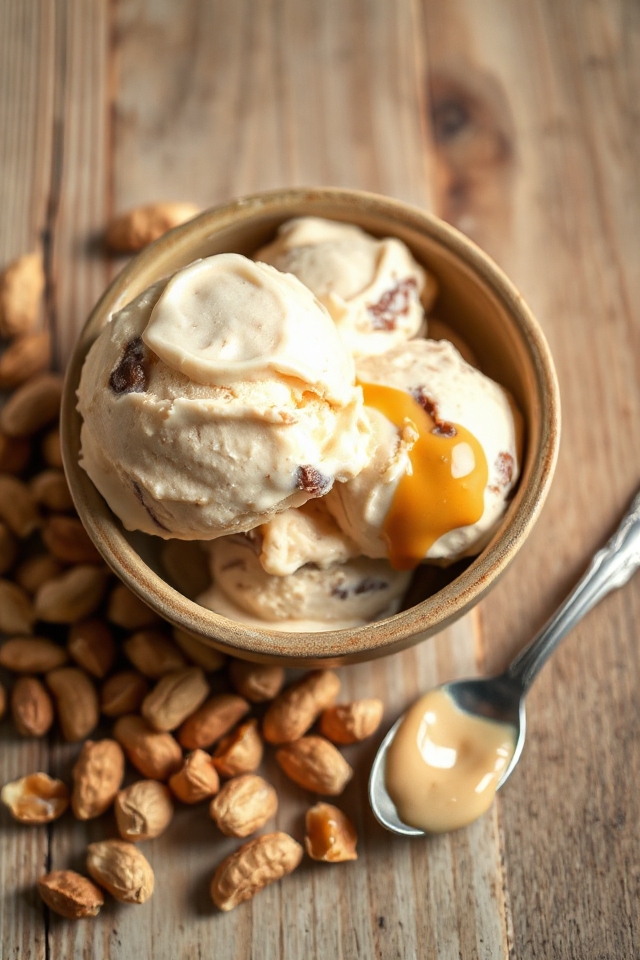 peanut butter ice cream recipe