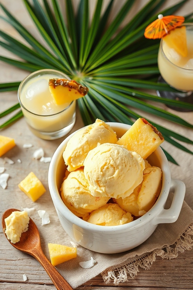 pina colada ice cream