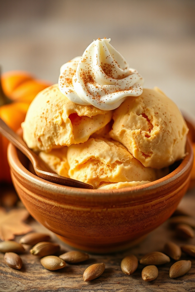 pumpkin cheesecake ice cream recipe