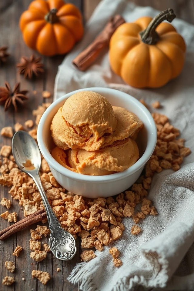 pumpkin pie ice cream