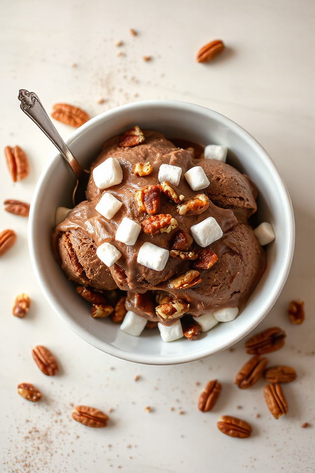 rocky road ice cream recipe