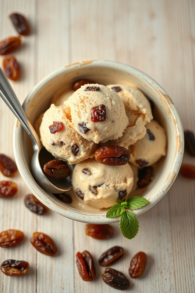 rum raisin ice cream recipe