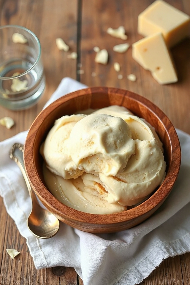 savory frozen cheese dessert