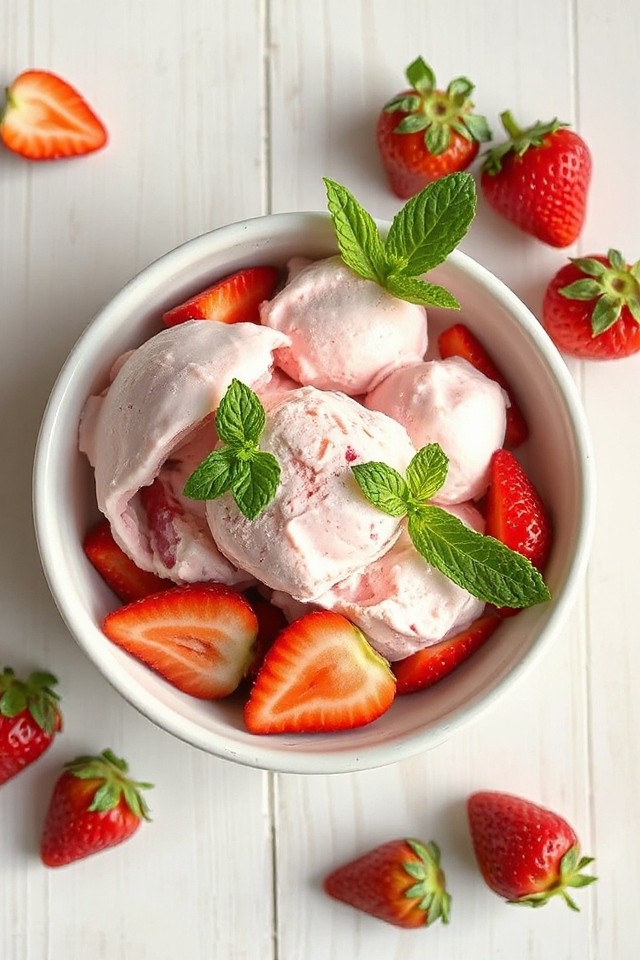 strawberry ice cream recipe